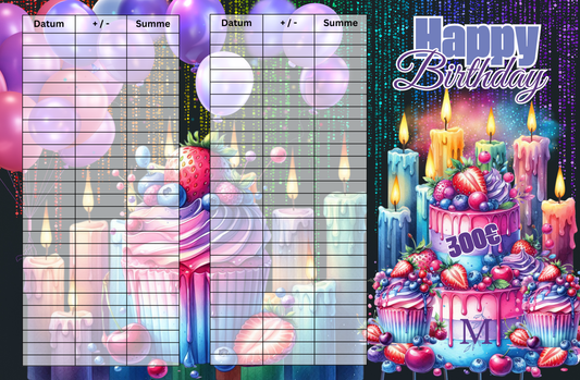 Happy Birthday 300 Euro