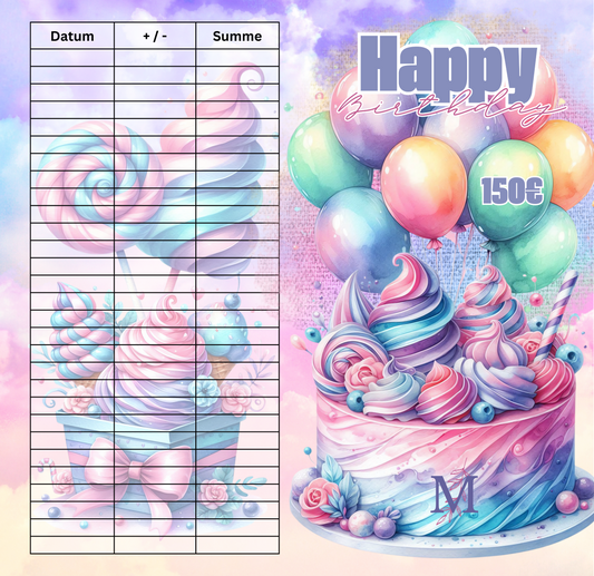 Happy Birthday 150 Euro