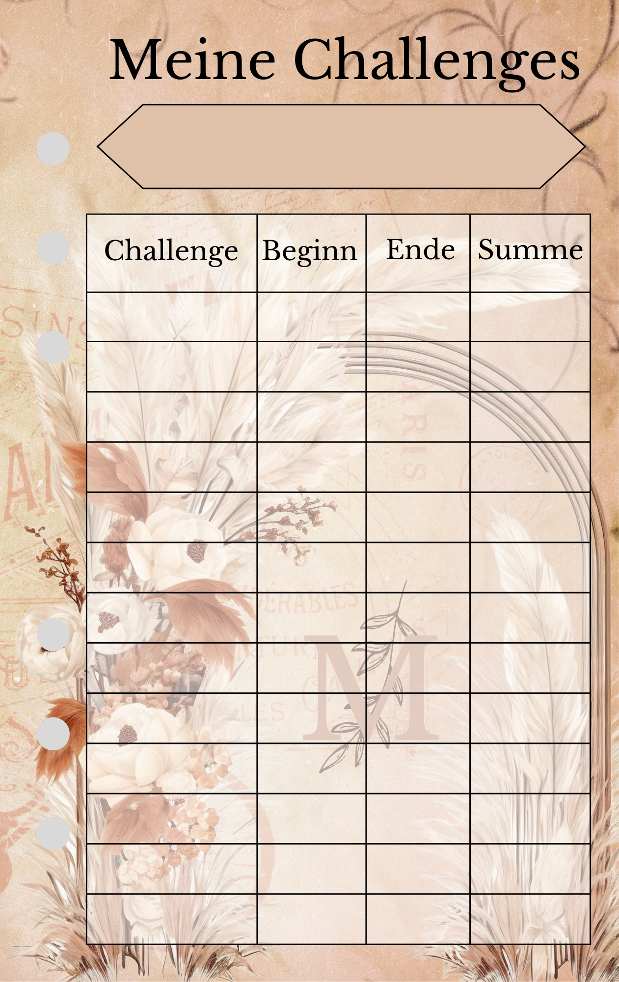 Meine Challenges