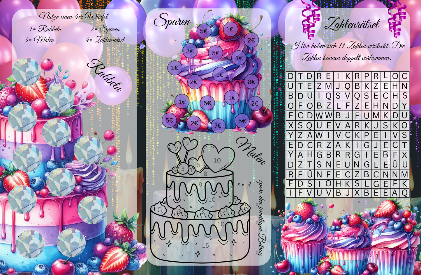 Happy Birthday 300 Euro