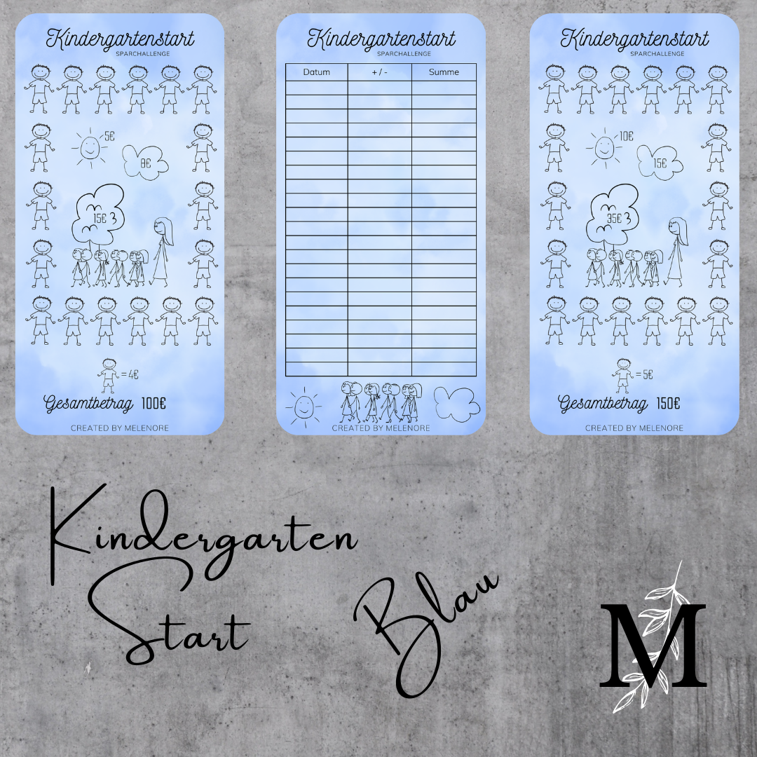 Kindergartenstart Sparchallenge