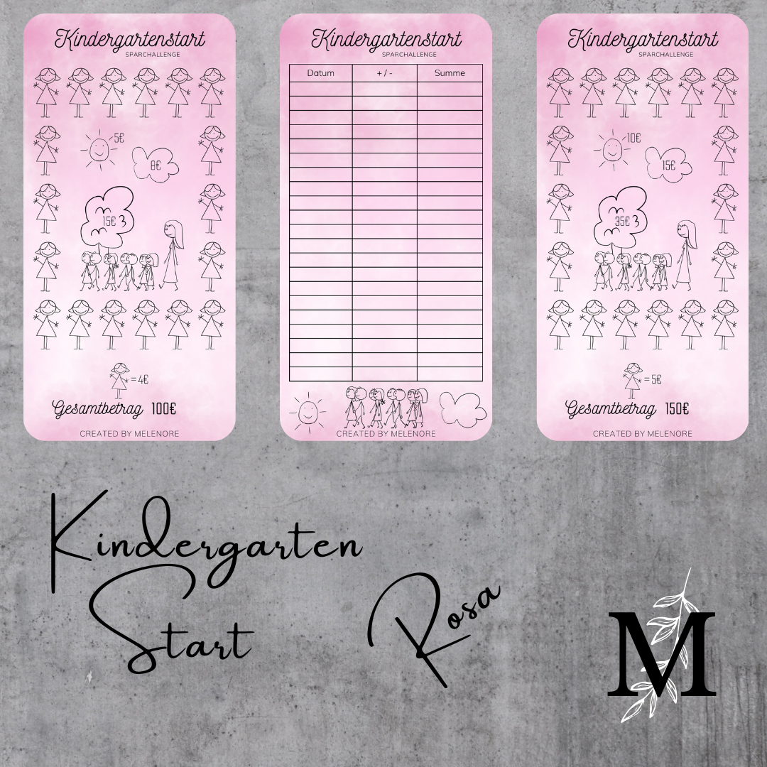 Kindergartenstart Sparchallenge