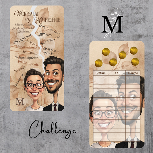 Wortsalat vs. Mathe, Nur Challenge oder mit Kalender