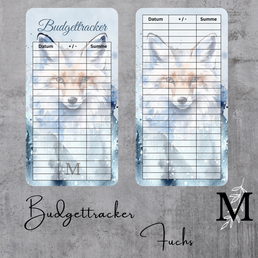 Budgettracker A6 Fuchs