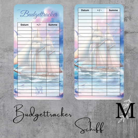 Budgettracker A6 Schiff
