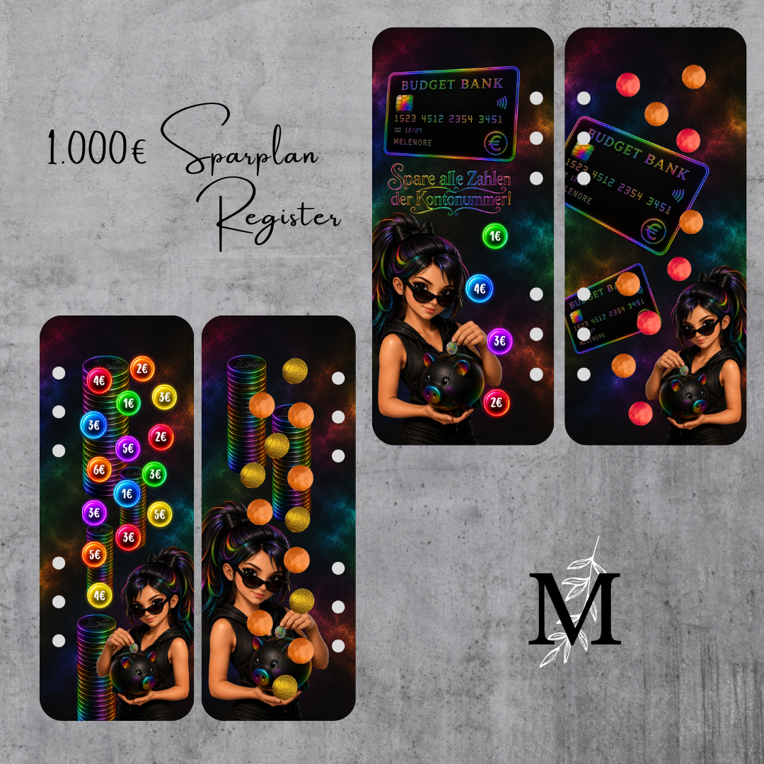 1.000 Euro Sparplan Register