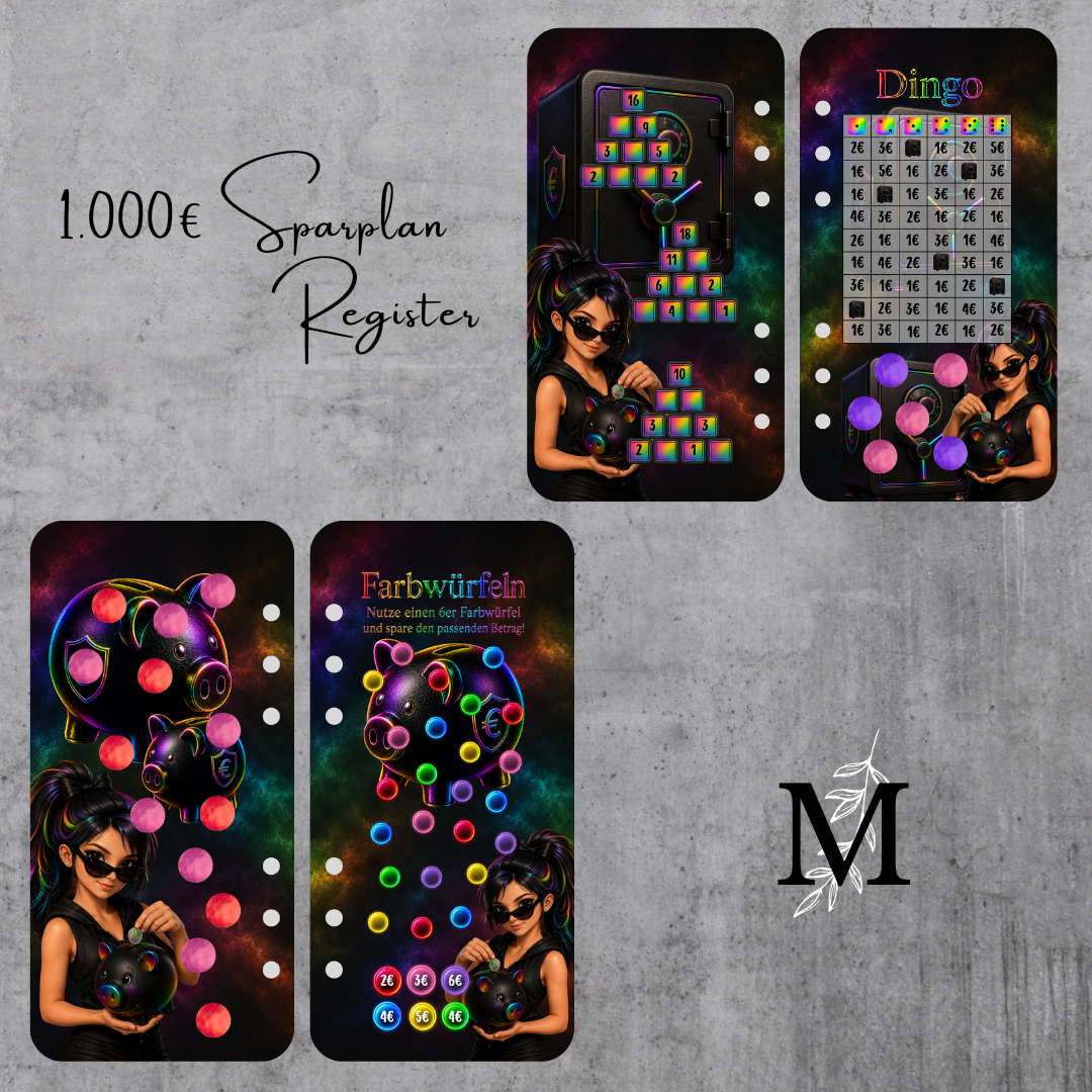 1.000 Euro Sparplan Register
