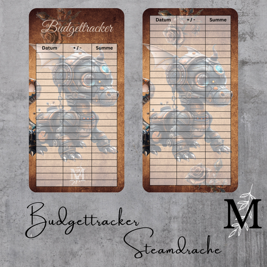 Budgettracker A6 Steamdrache