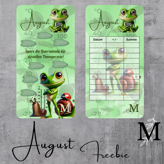Monatsfreebie für August 2024