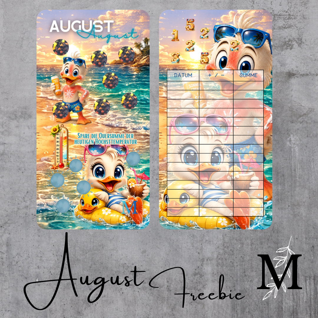 Monatsfreebie für August 2026