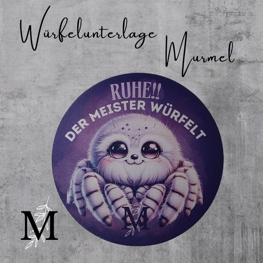 Würfelunterlage - Murmel